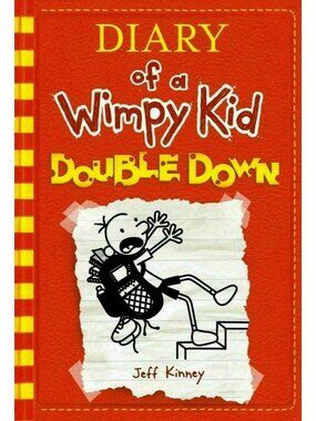 Diary Of A Wimpy Kid: Double Down Paperback Book By Jeff Kinney 2016 With Bookma